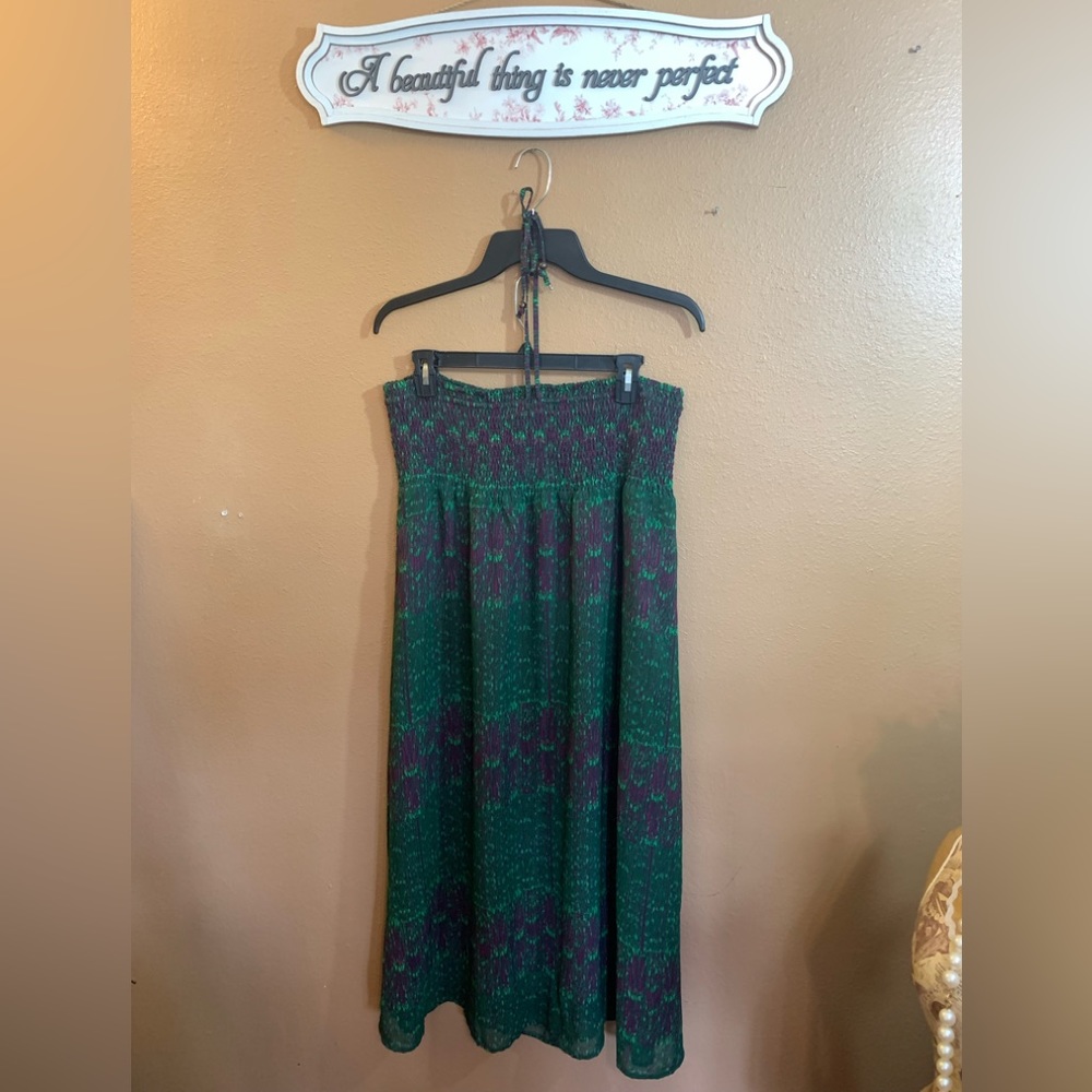 Calvin Klein Jeans Peacock Bandeau Dress - L